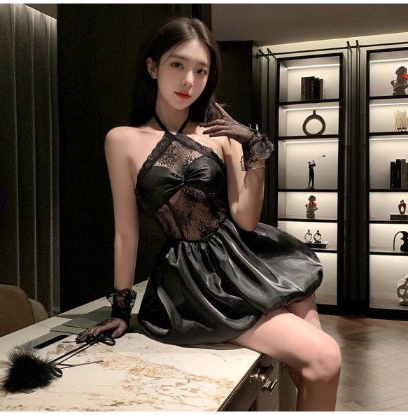 FEE ET MOI - Sexy Dark Night Dress (Black)
